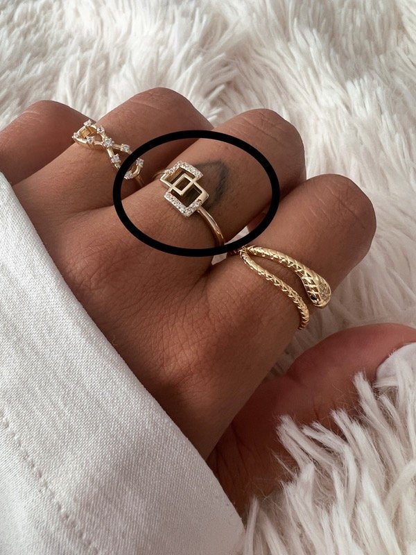 Producto - Anillos cuadrados