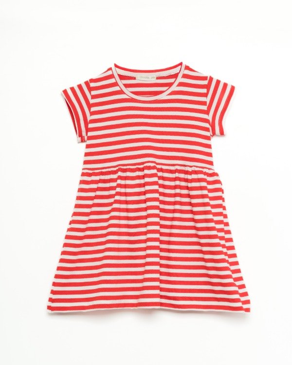 Producto - Vestido Rayas Rojo