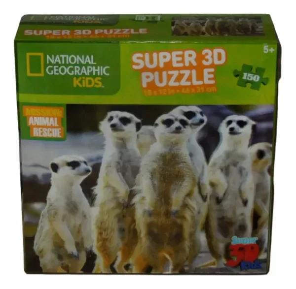 Producto - National Geograph Rompecabezas 3d 150 Piezas Suricata