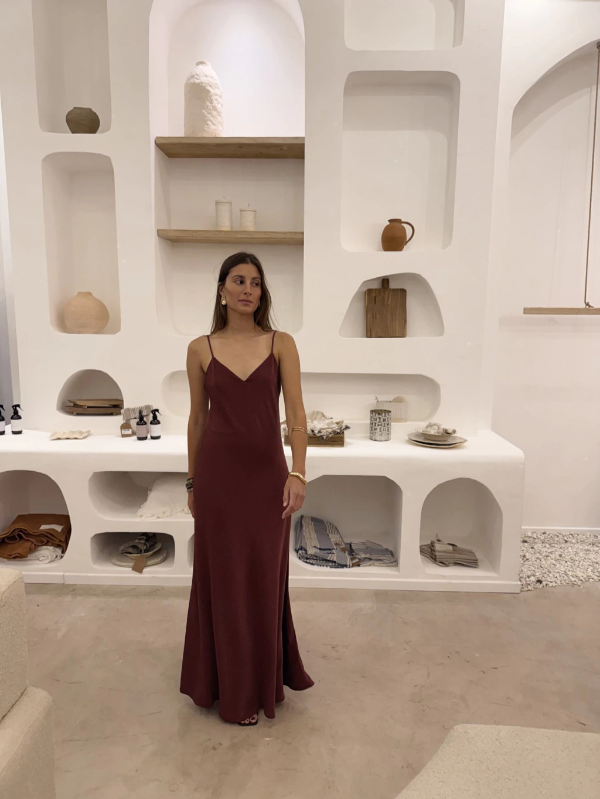 Producto - BLOSSOM DRESS / BORDO