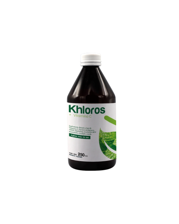 Producto - Khloros + Vitamina C (Clorofila sabor Menta) x 250c.c.