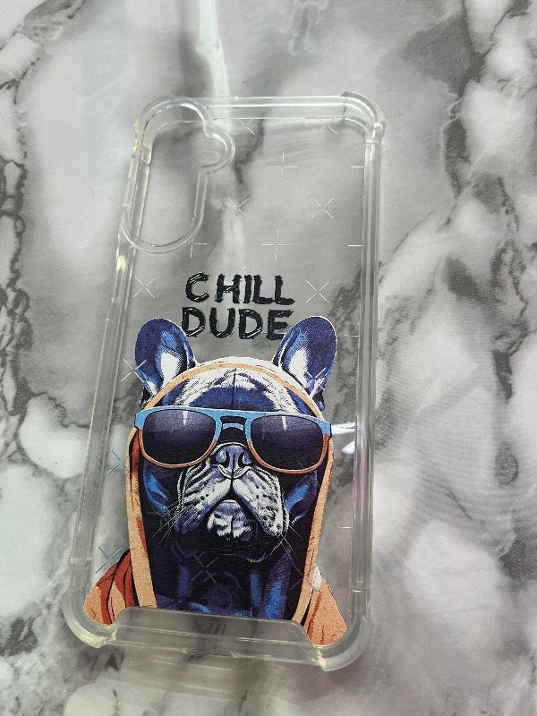 Producto - Case diseño de acrílico Bulldog Samsung A06