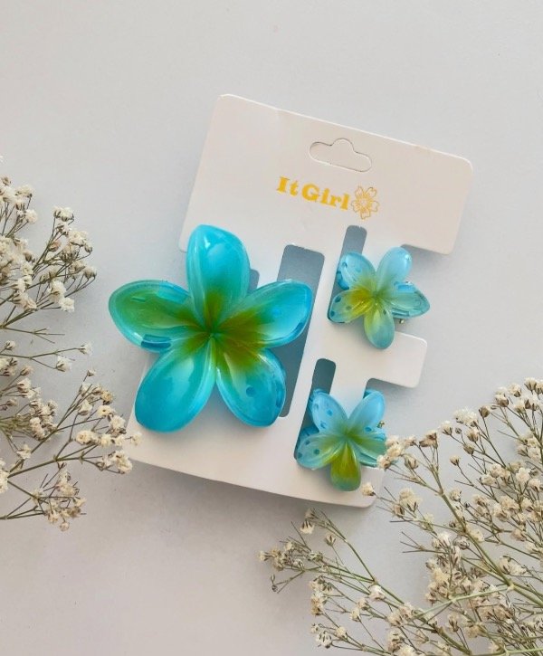 Producto - Set de 3 broches flor