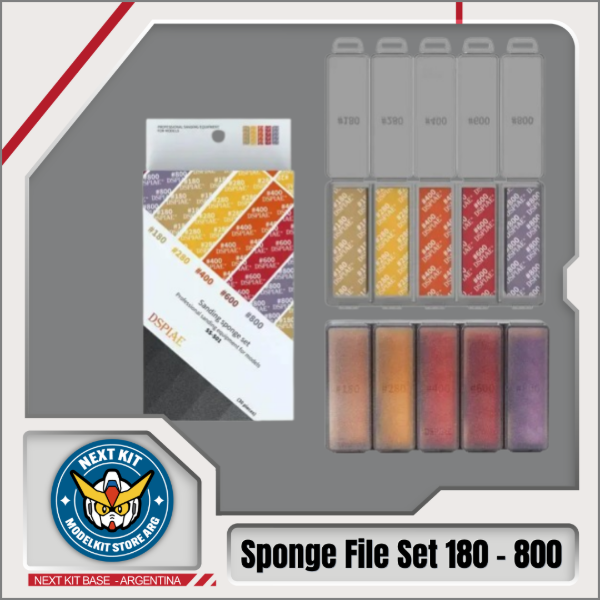 Producto - Dspiae Sponge File Set (#180-#800)
