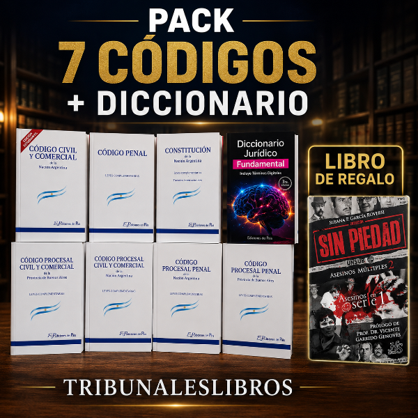Producto - Pack 7 Códigos Diccionario Jurídico + Sin Piedad de Regalo - 6
