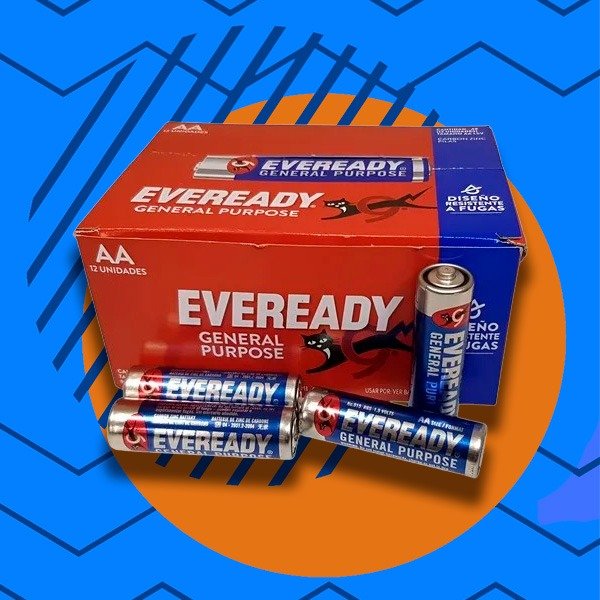 Producto - PILAS EVEREADY AZUL AA CAJA X 48UNI