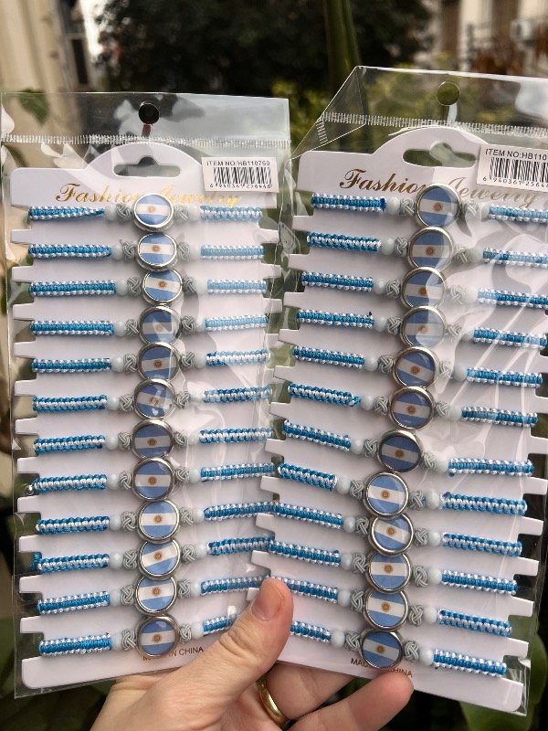 Producto - Tira de pulseras de hilo de argentina