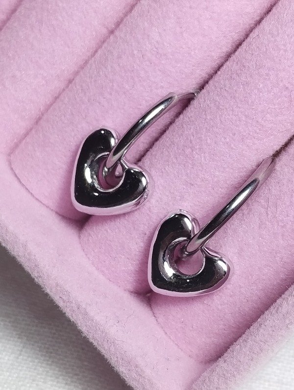 Producto - Aros argollas corazón