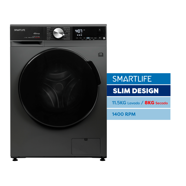 Producto - LAVASECARROPAS SMARTLIFE 11.5KG 1400RPM SILVER WDI1181400G