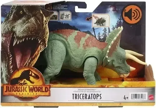 Producto - Jurassic World Dinosaurio Triceratops Ruge Y Ataca Mattel - 1
