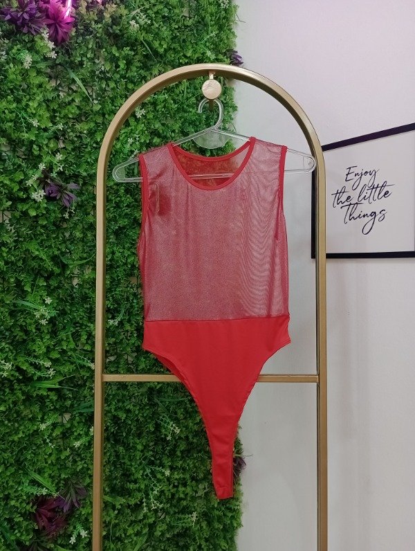 Producto - Body de tul rojo 0444