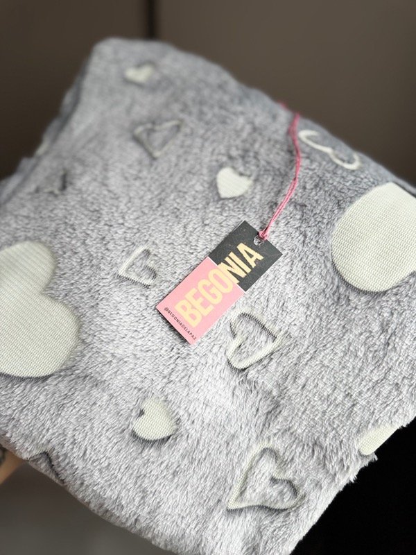 Producto - Pantalon polar lila corazones