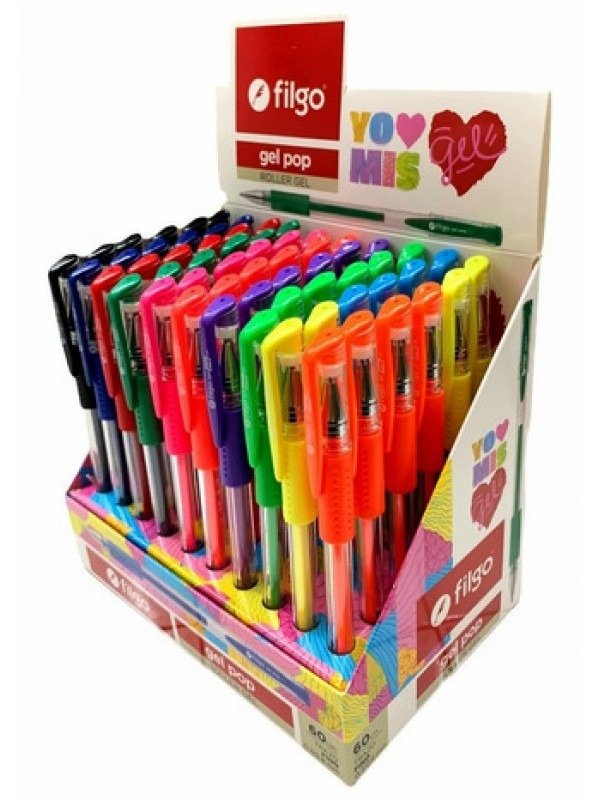 Producto - EXHIBIDOR FILGO ROLLER GEL POP BASE+FLUO x60