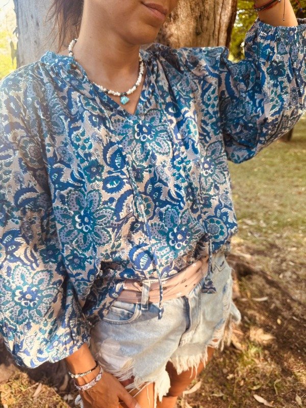 Producto - Blusa Ratri - Azul