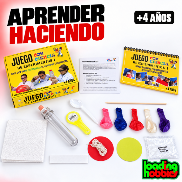 Producto - Juego De Experimentos I Ciencia Niños 4 Años Fisica Quimica - 3