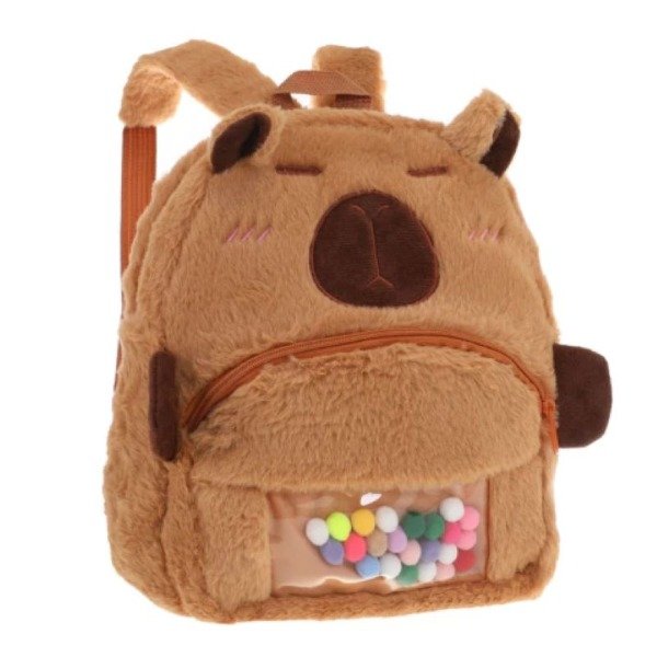 Producto - Mochila Infantil de Peluche  Diseño Capibara