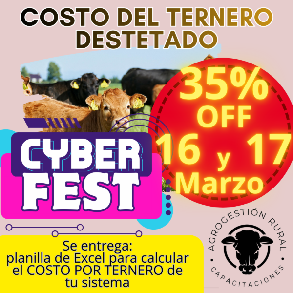 Producto - Taller Online: Costo del Ternero