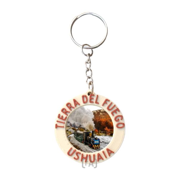 Producto - Llavero Imagen Tren Hueso