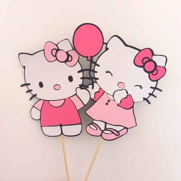 Producto - Set Cake Topper Kitty