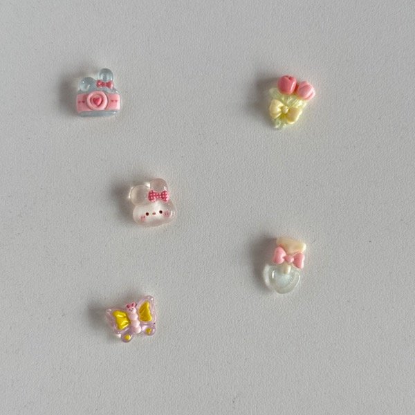 Producto - Charms x 5u - Mini formitas acrilicas 2