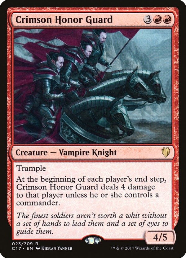 Producto - Crimson Honor Guard #23  Commander 2017