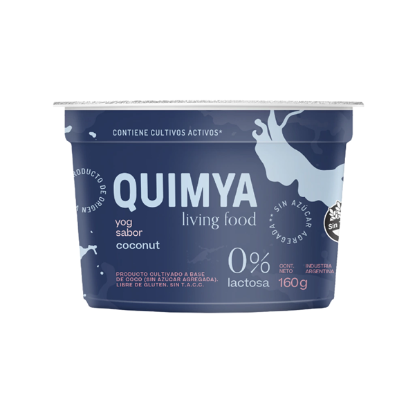 Producto - Yogurt Quimya Sabor Neutro Coconut Sin Azúcar Agregada- Sin lactosa