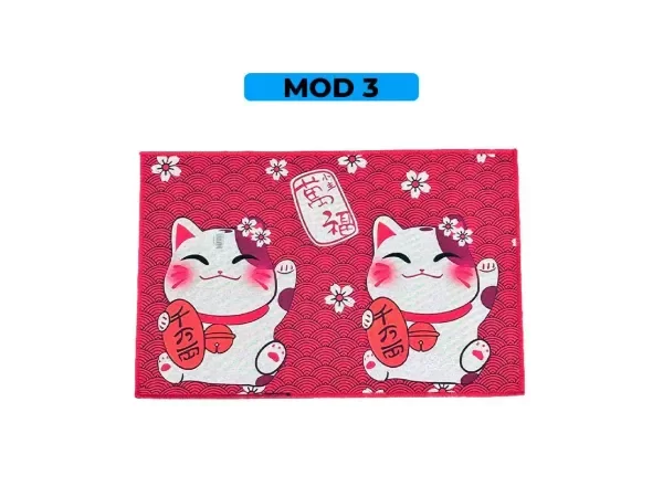 Producto - Alfombra Neko Gato de la Fortuna Modelos de Bienvenida