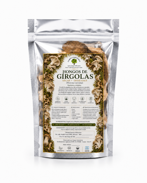 Producto - Hongos de Gírgolas Secas Trozadas - Agreocológicos