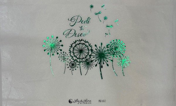 Producto - Lámina de seda con foil PD M02