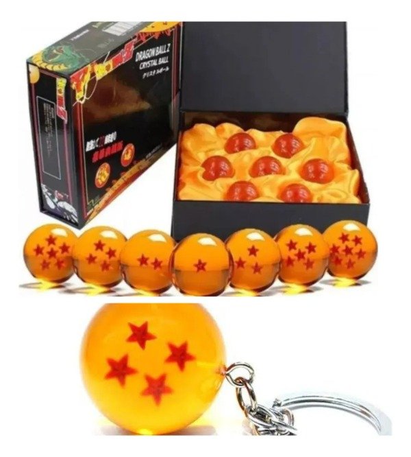 Producto - Combo Esferas del Dragon + Llavero de Esfera del Dragon