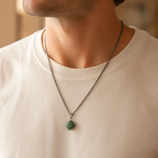 Producto - Cadena con Piedra Raíz de Esmeralda - 1