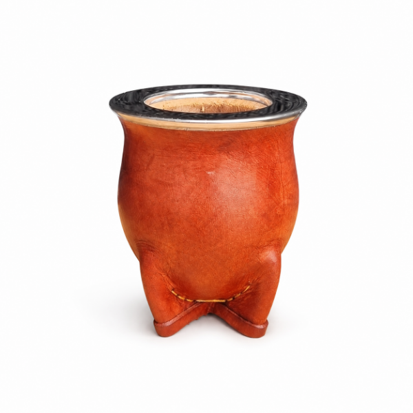 Producto - Mate Camionero Algarrobo Forrado Marron