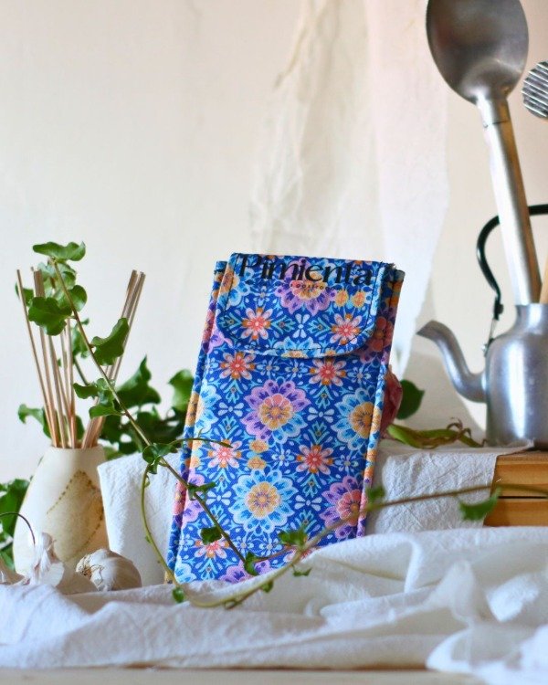 Producto - Porta piedra de afilar cuchillos flores