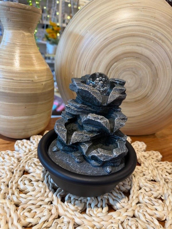 Producto - Fuente de agua - chica cascada de rocas 17cm (Efectivo: 35.120)