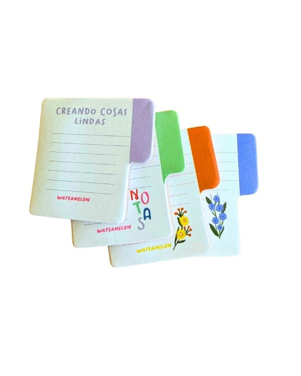 Producto - NOTAS ADHESIVAS CON SOLAPA