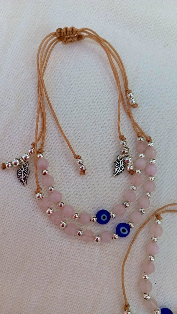Producto - Tobipulsera Cuarzo Rosa - Nazar