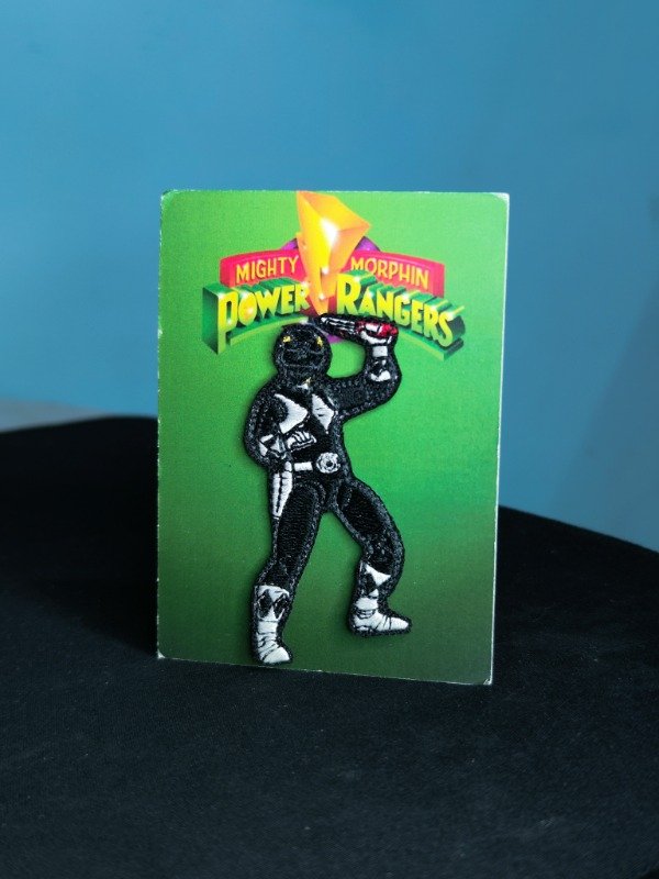 Producto - Bordado Ropa a Calor Mighty Morphin Power Ranger Black Zack 8cm - 0