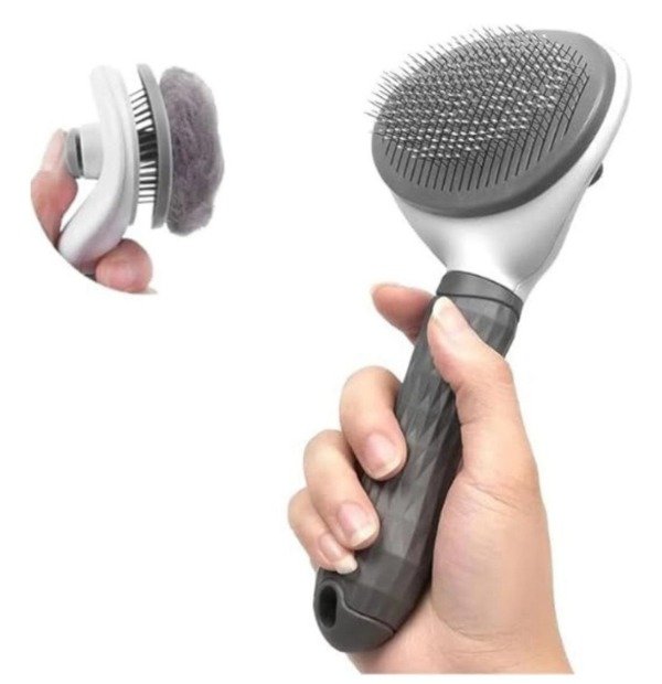 Producto - Cepillo para mascotas con expulsador de pelos