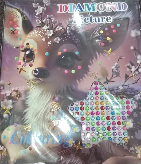 Producto - DIAMOND PAINTING CUADERNOS CIERVITO TIERNO