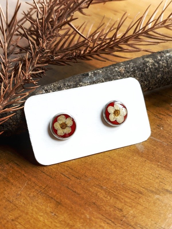 Producto - Aros pásanos coronita roja