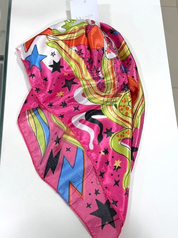 Producto - Pañuelo 50 x 50 fucsia - 2