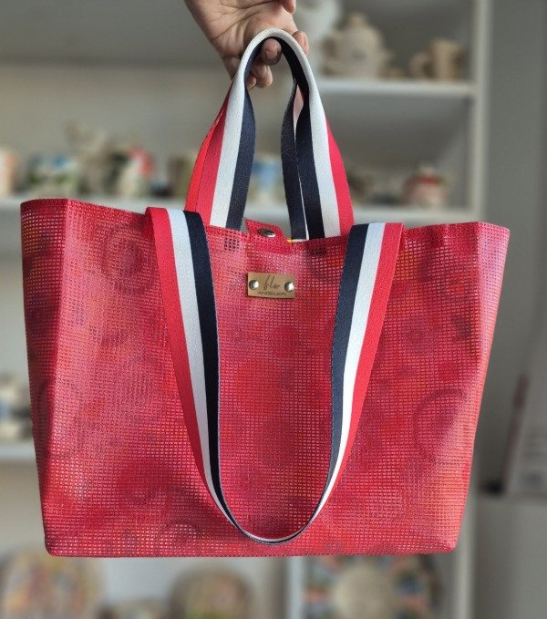 Producto - Bolso Chico Rojo/Frutas