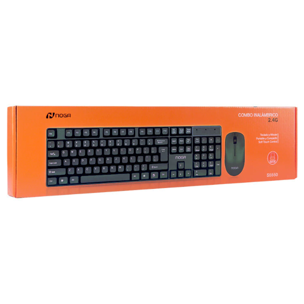 Producto - COMBO INALÁMBRICO TECLADO 2.4G + MOUSE S5550 noga