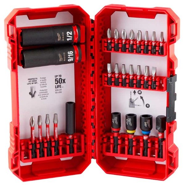 Producto - Kit de Puntas Milwaukee 4832-4408 SHOCKWAVE de 26 piezas