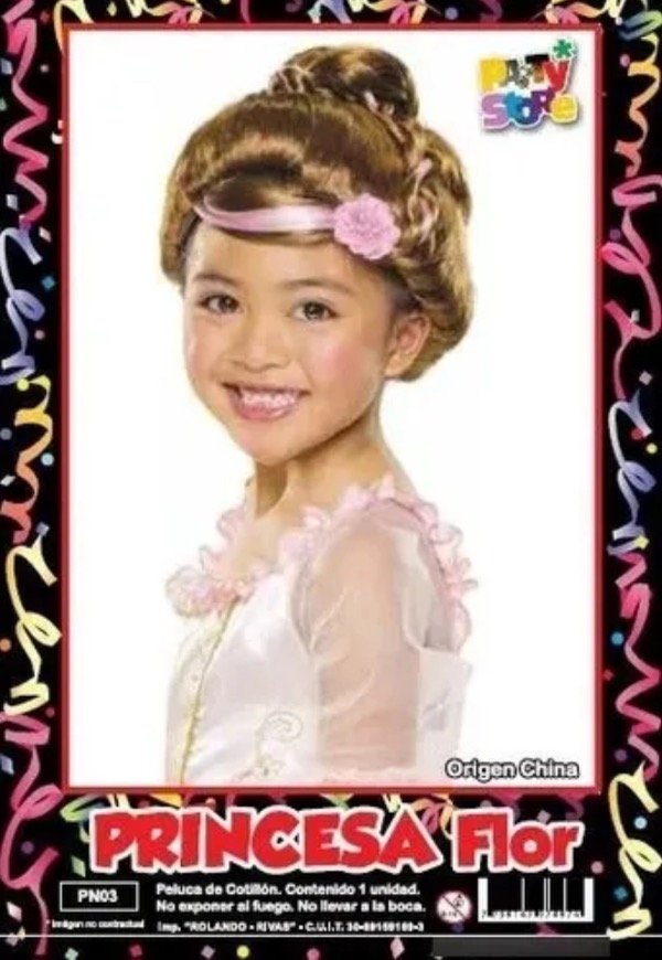 Producto - Peluca Princesa Flor