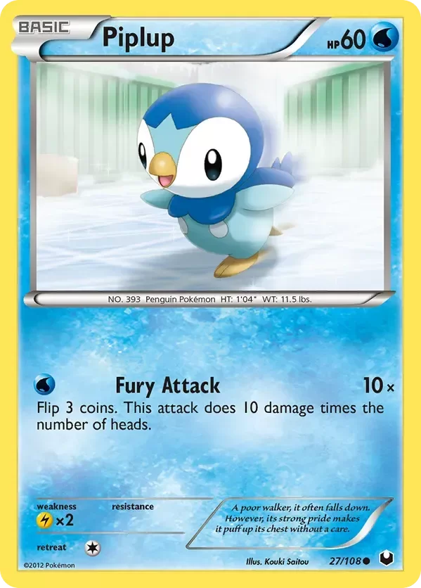 Producto - Piplup - 27/108 - Dark Explorers