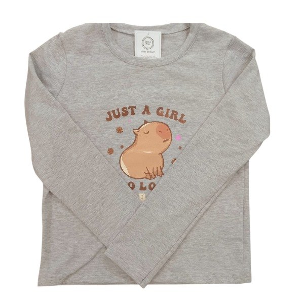 Producto - Remera Capibara gris