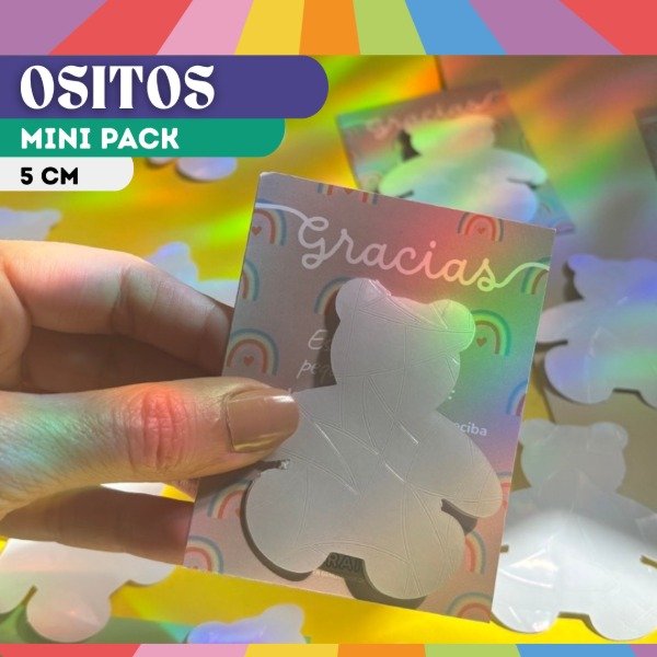 Producto - Mini Ositos  (Pack x 3u.) / SIN PERSONALIZAR