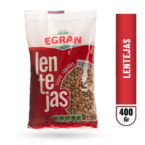 Producto - LENTEJAS EGRAN 400 GR.