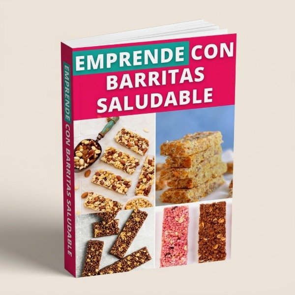 Producto - 40 Barritas Saludables Recetario Libro pdf Imprimible Digital - 1